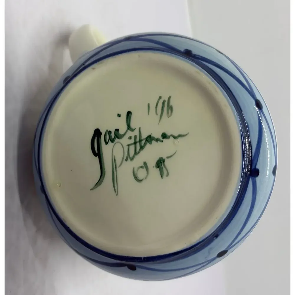 Vintage Gail Pittman Signed Annabella Creamer 1995 4.5”